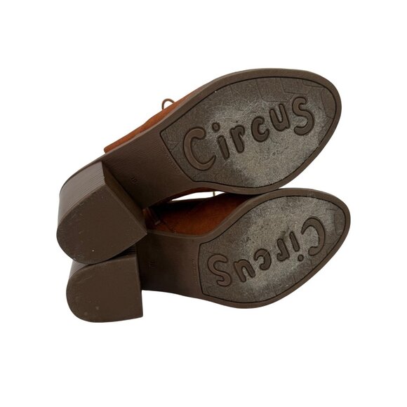 Circus By Sam Edelman Lace-Up Faux Suede Block Heel Casual Boho Sandals - Picture 13 of 15